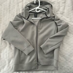 Uniqlo Light Gray Zip-Up Jacket